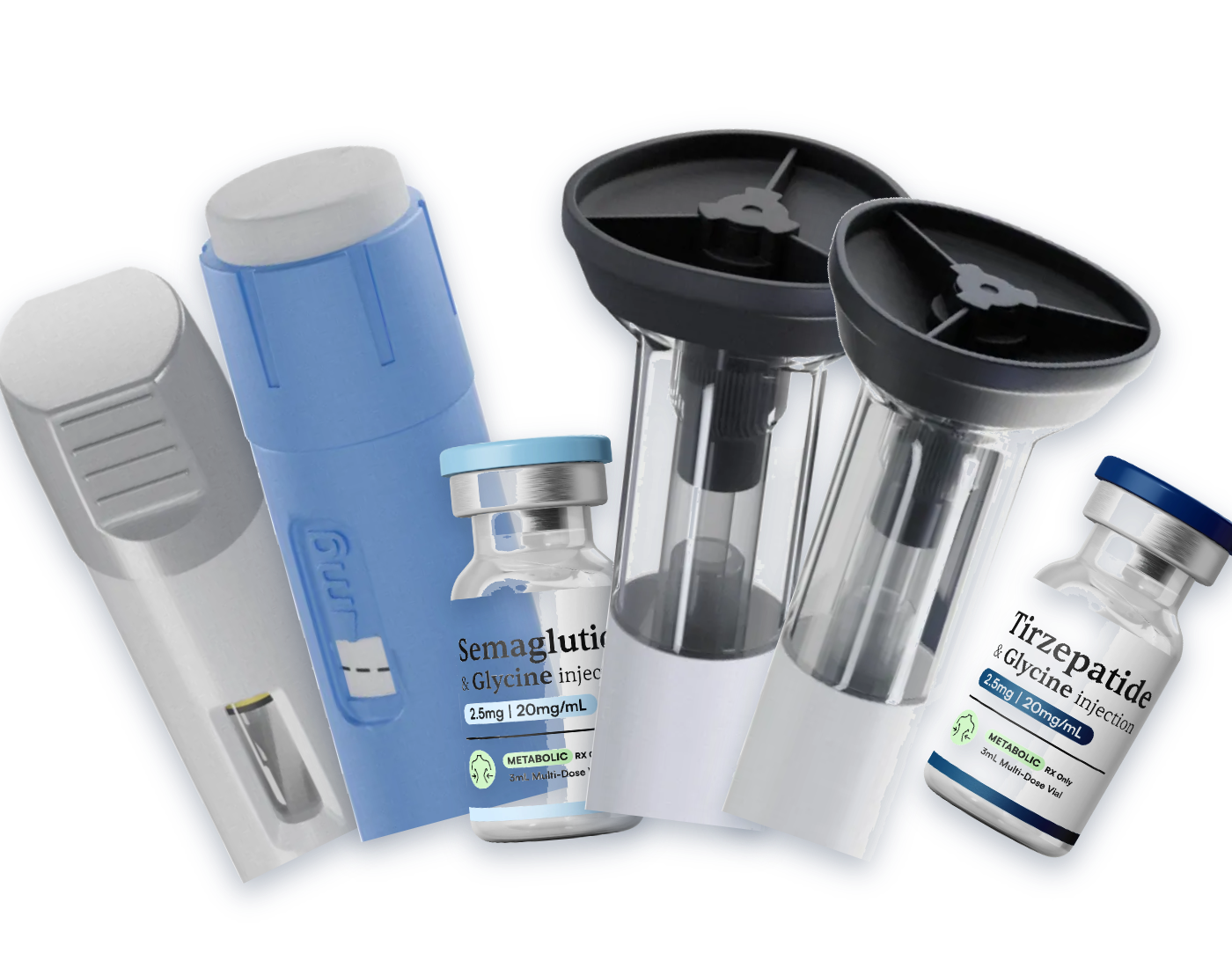 NewSelf and brand GLP-1 vials and pens